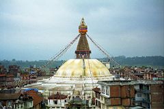 04 Boudhanath From Nearby Rooftop Kathmandu